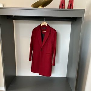Zara Red overcoat
